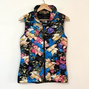 The North Face Women’s Thermoball Puffer Vest Floral/Black
